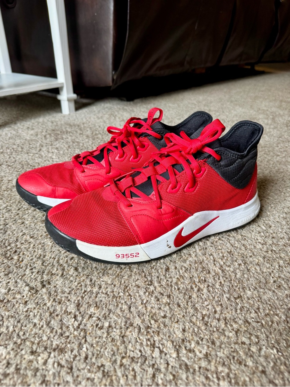 Nike Men’s Red and Black PG3